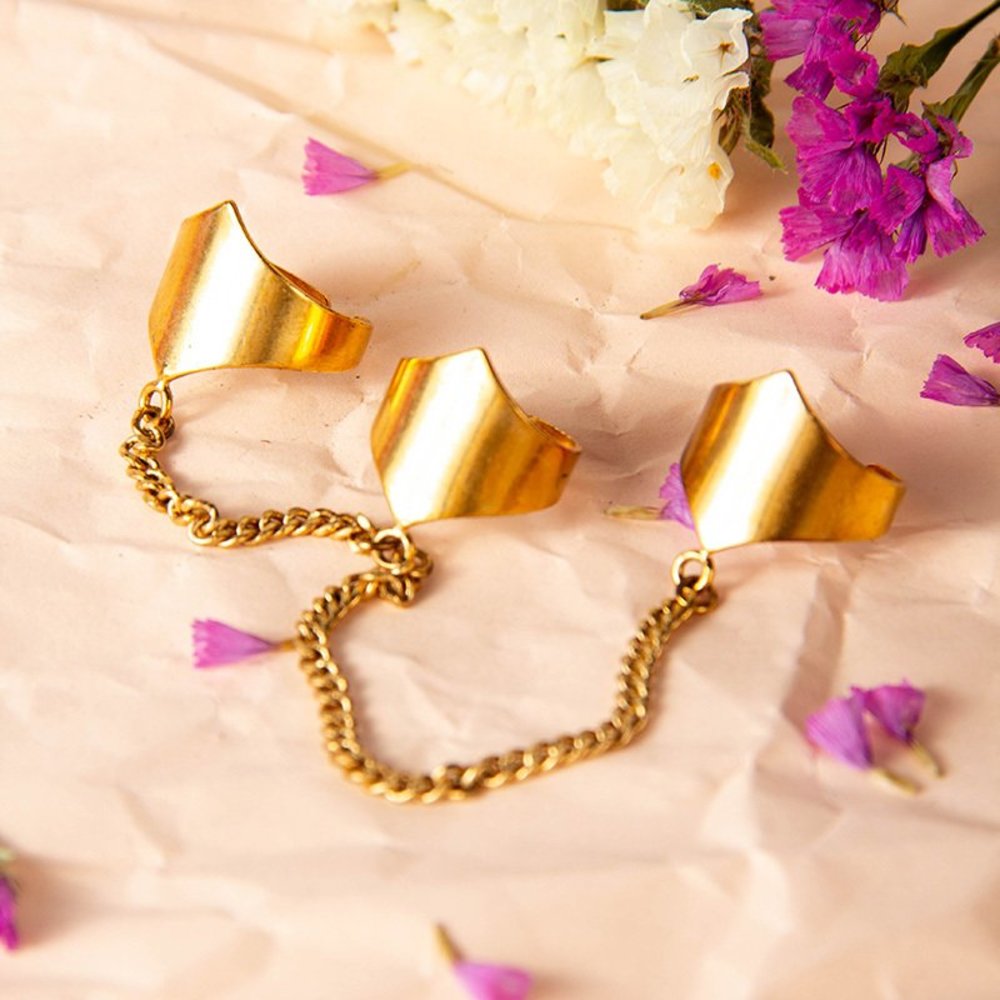 ELA STONE GOLD CLASSIC RING | WOMENS
